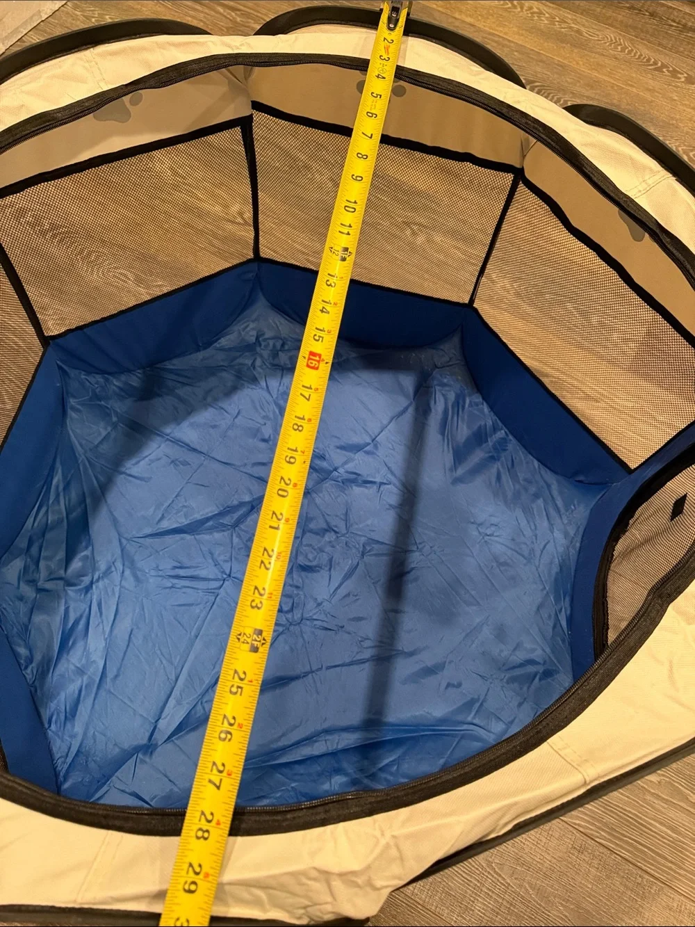 Portable Pet Playpen With Carrying Case